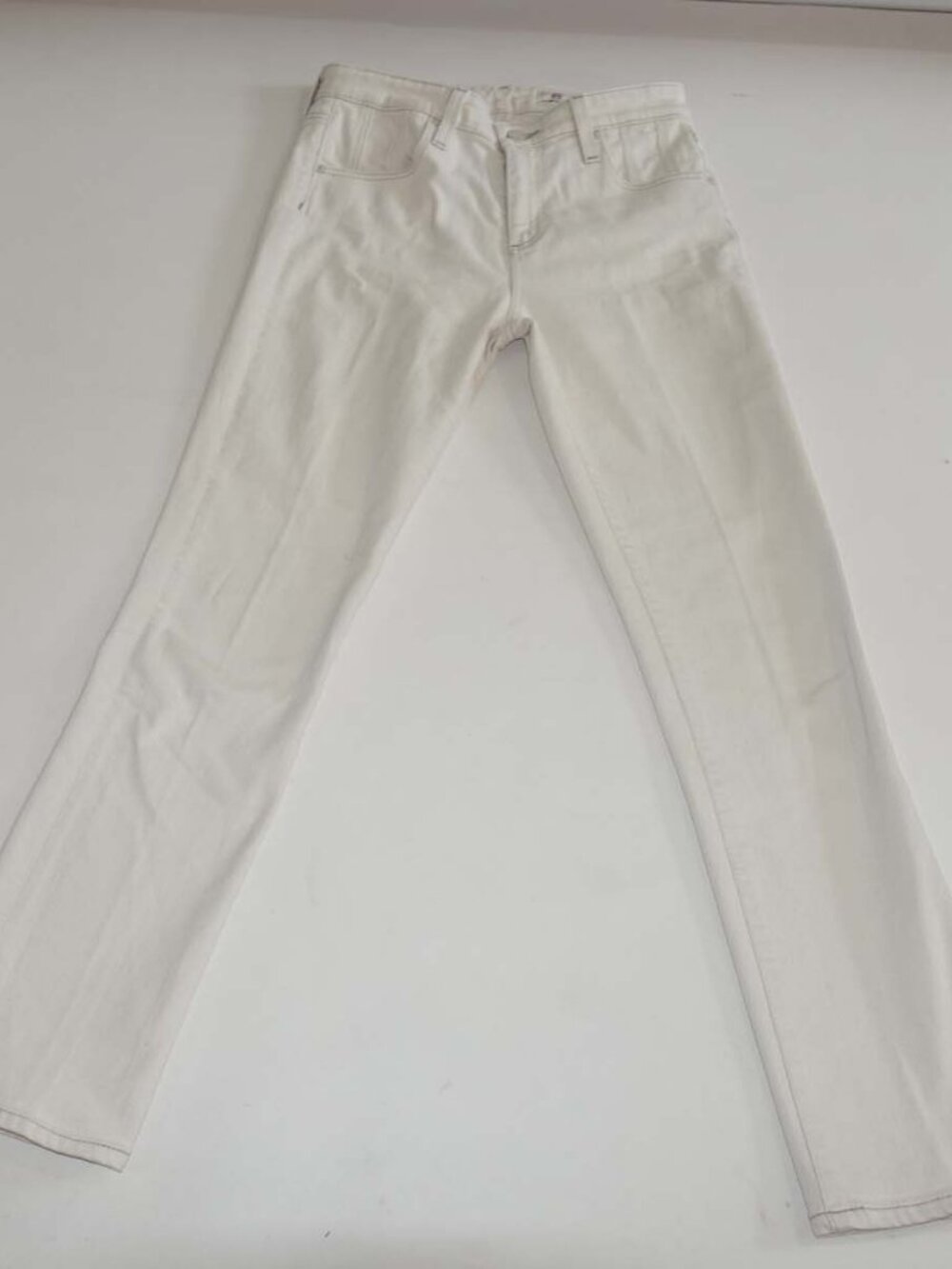 AG Adriano Goldschmied Paneled Mari High Rise Slim Straight Jeans 28 Regular 28R